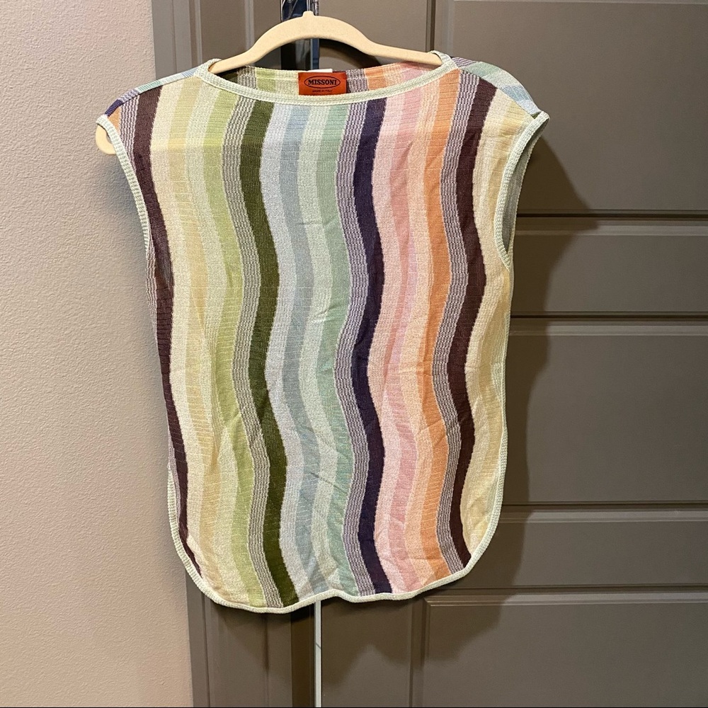 Missoni rainbow top